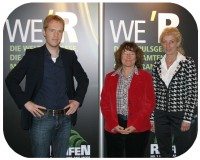 As are the team at Messe Essen, (l-r) Tom Kraayvanger, Annegret Appel and Annette Heydorn