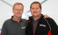 (l-r) Ari Vatanen and Dick Cormack