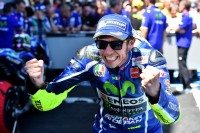 Rossi celebrates victory in Jerez