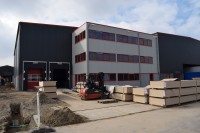 New warehouse and office space will be finished by the end of April