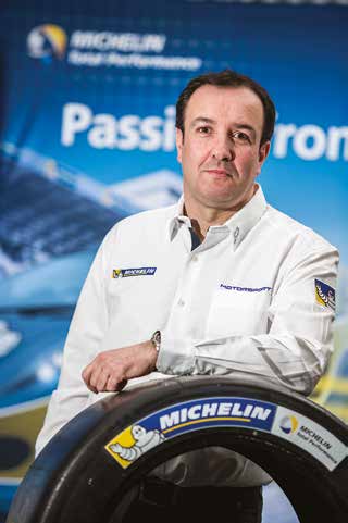 Jérôme Mondain, manager of Michelin’s endurance racing programmes