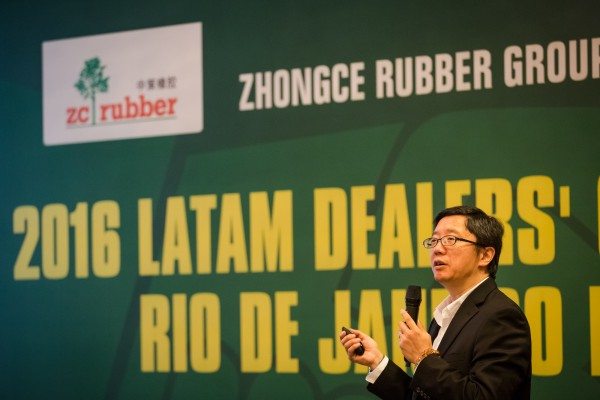 Richard Li, marketing manager of ZC Rubber