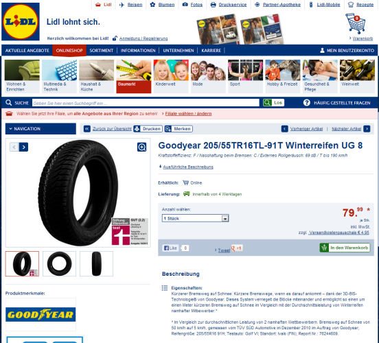 Lidl dips toe in retail water - Tyrepress