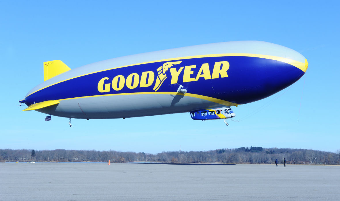 First flight for Goodyear’s new generation ‘Blimp’