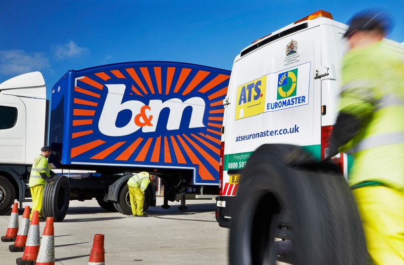 ATS Euromaster helping retailer B&M reduce commercial tyre spend