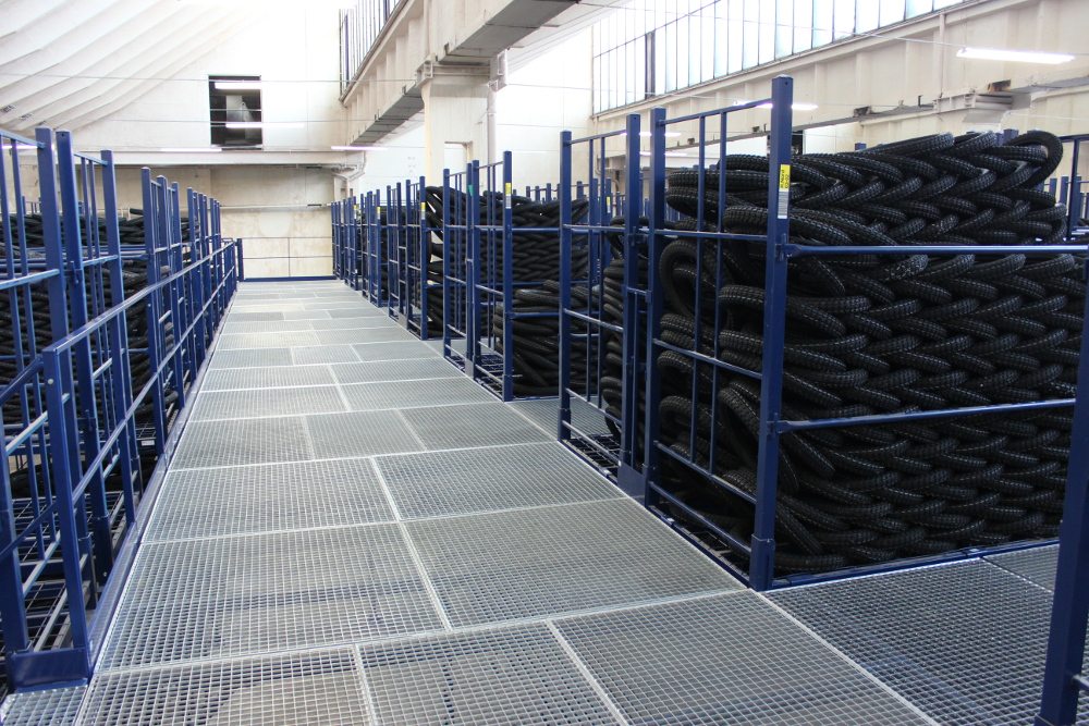 Bespoke Arcom storage system helping tyre manufacturer stay flexible