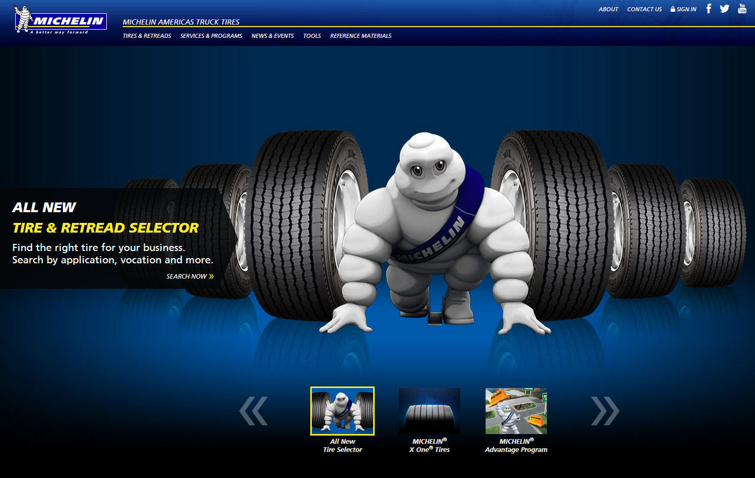 Michelin’s overhauled US truck tyre website goes live