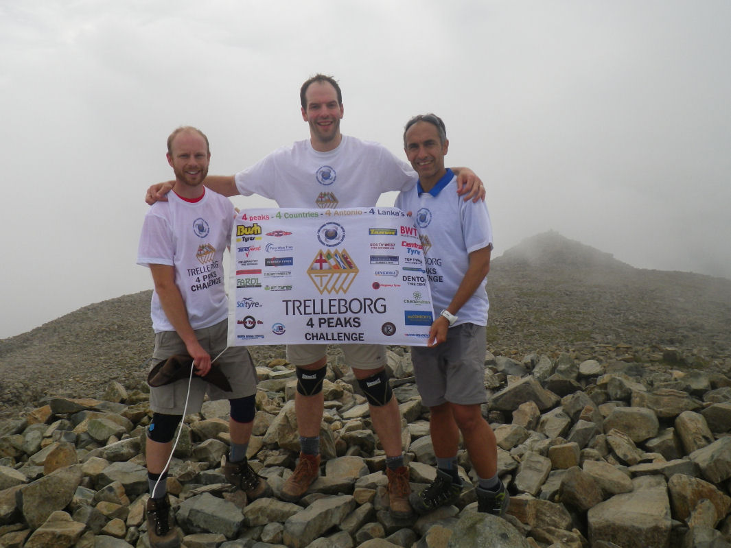 Trelleborg team scales highest UK peaks for charity