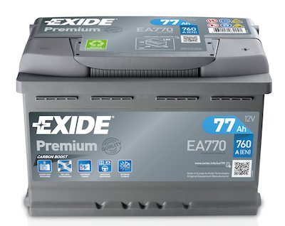 Batterie EXIDE PREMIUM EA770