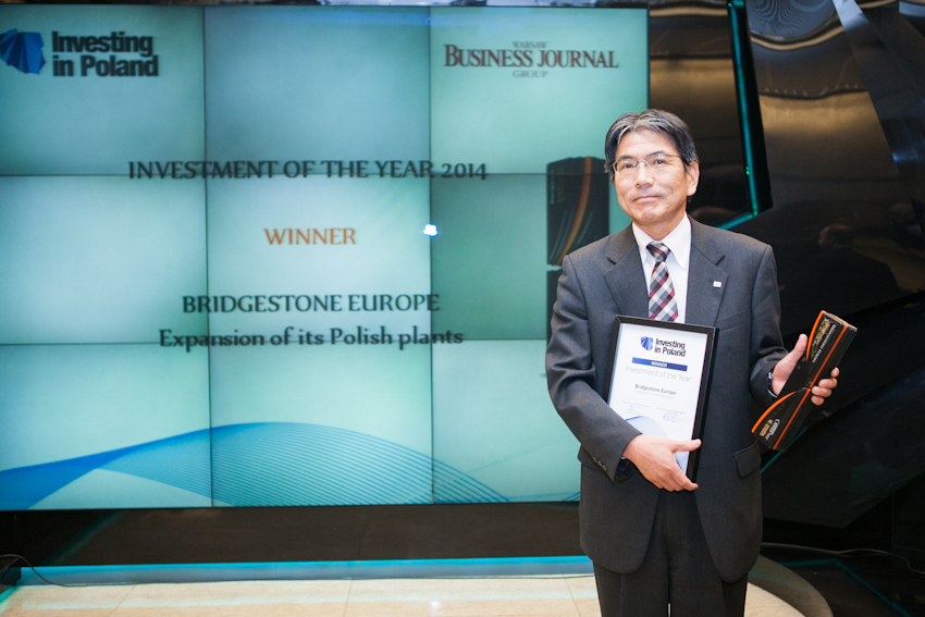 Bridgestone honoured for investments in Poland