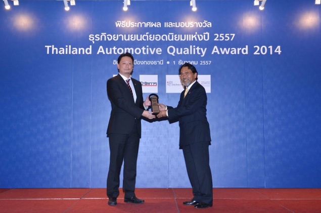 Five in a row for Bridgestone in Thailand’s ‘TAQA’ awards