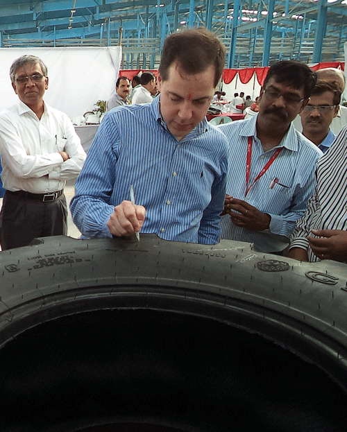 ATG inaugurates new tyre plant in India