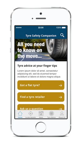 Tyre Safety Companion an Auto Express top motoring app