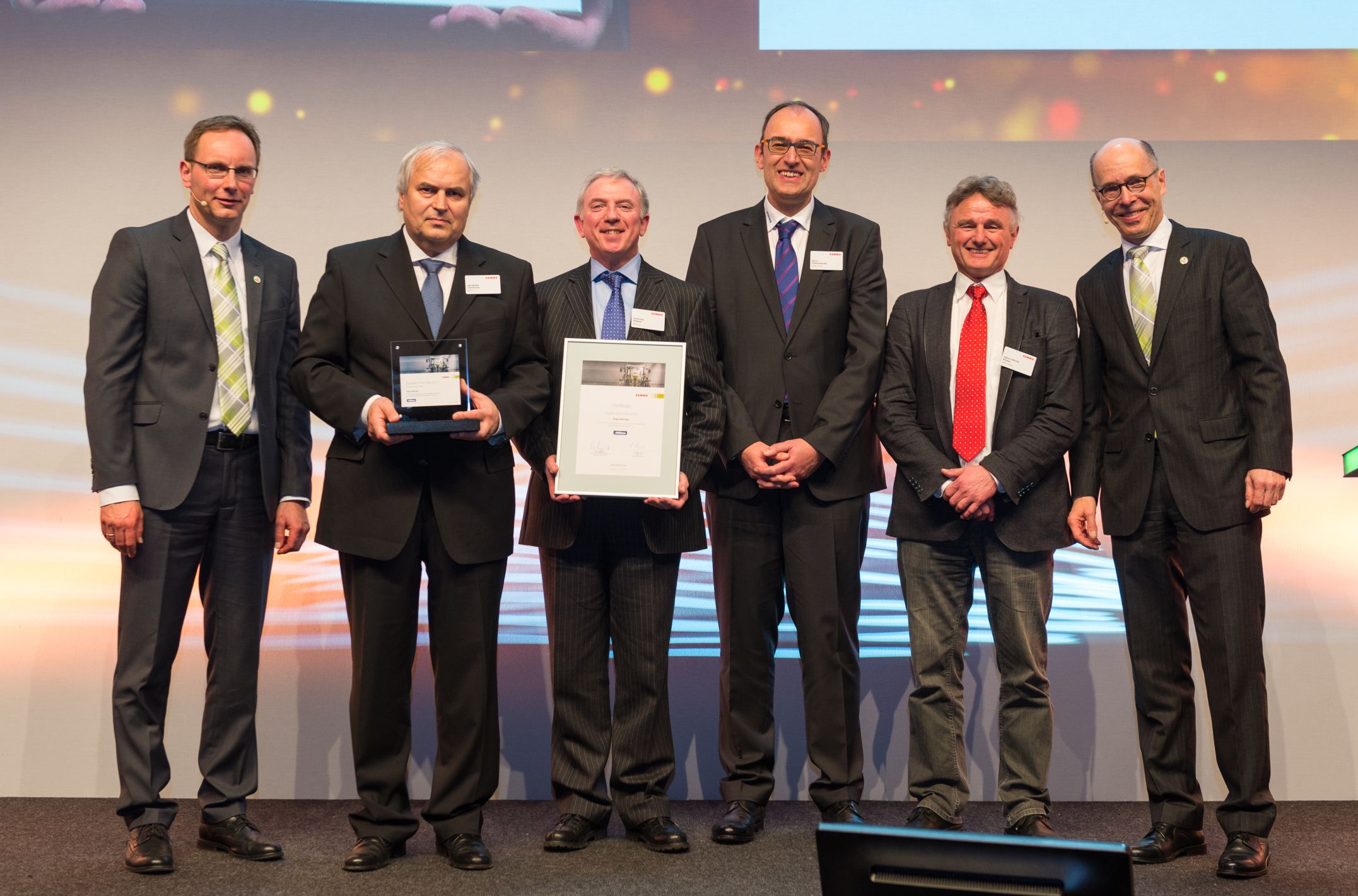 Mitas wins overall Claas Supplier Award 2014
