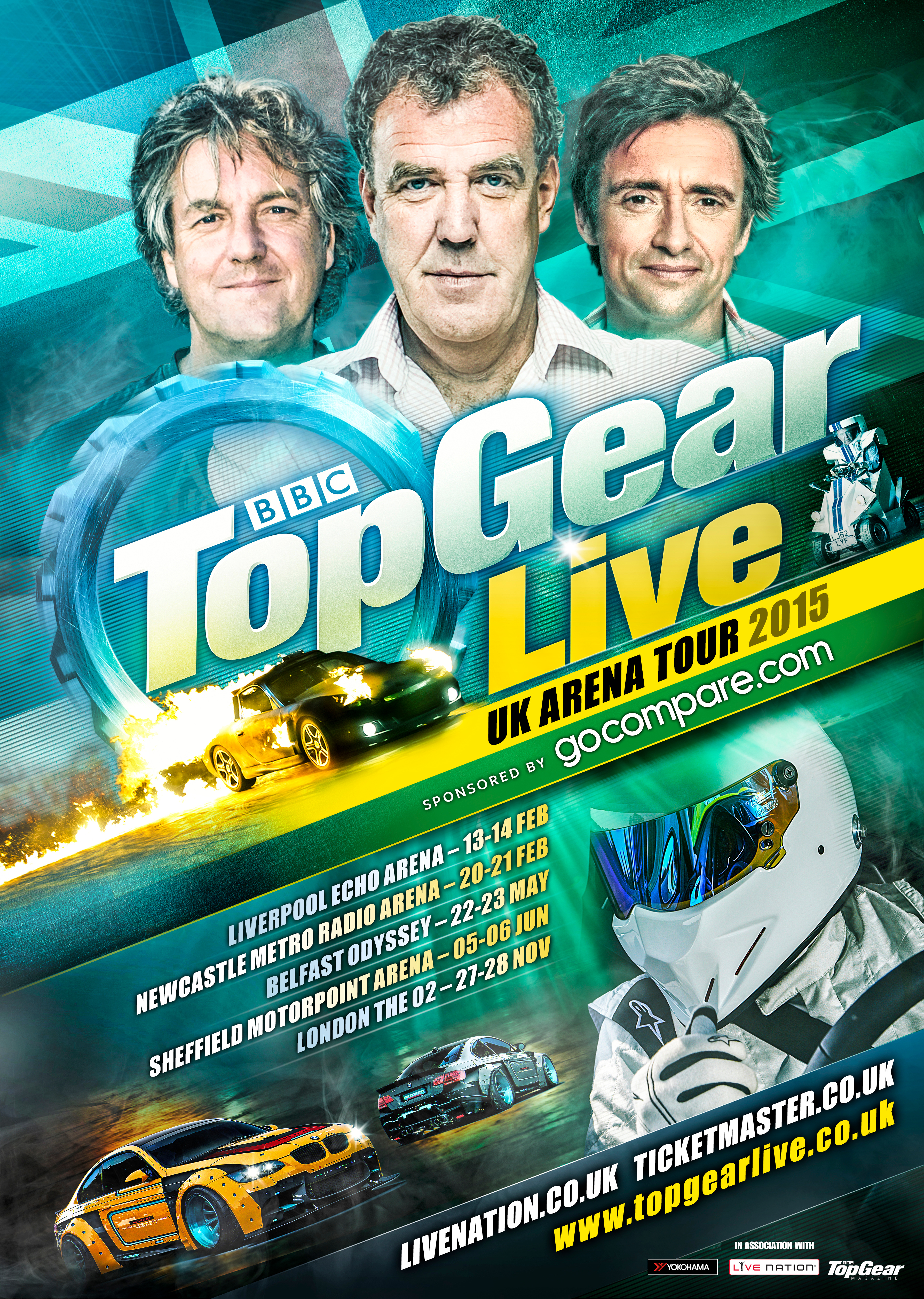 Yokohama confirms Top Gear Live supply deal