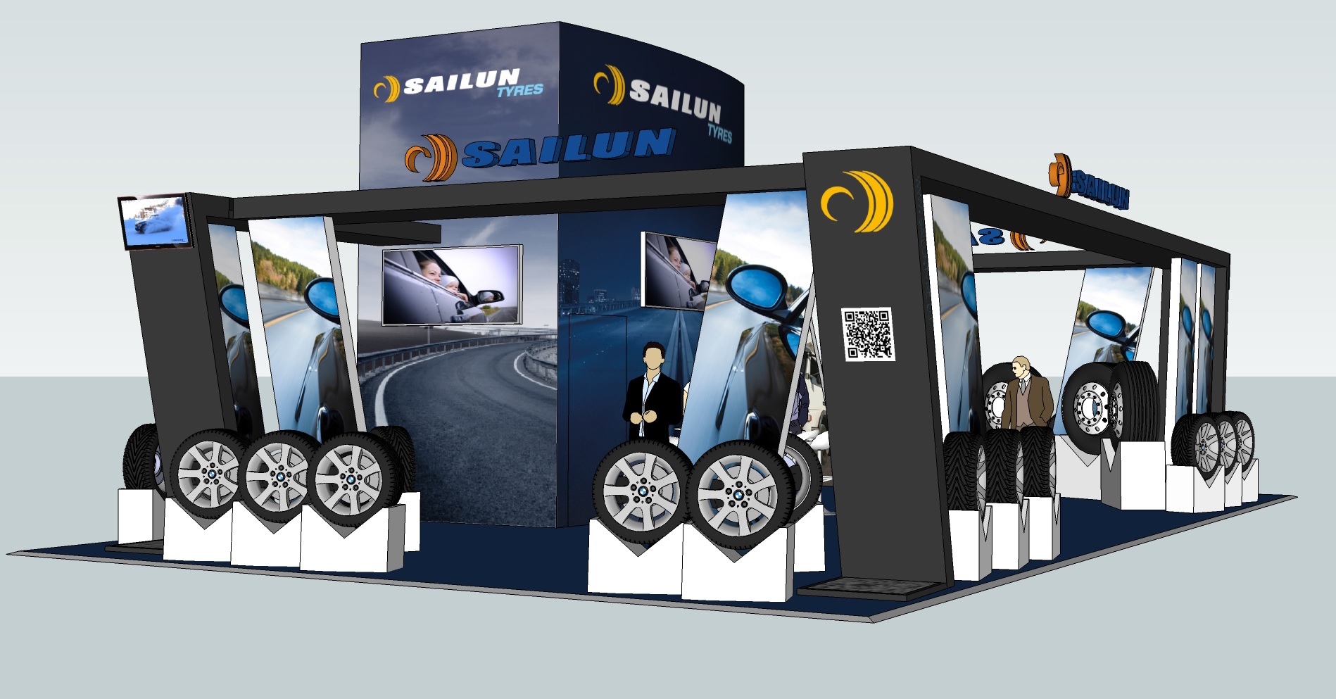 Sailun hosting a 96 m2 Autopromotec stand