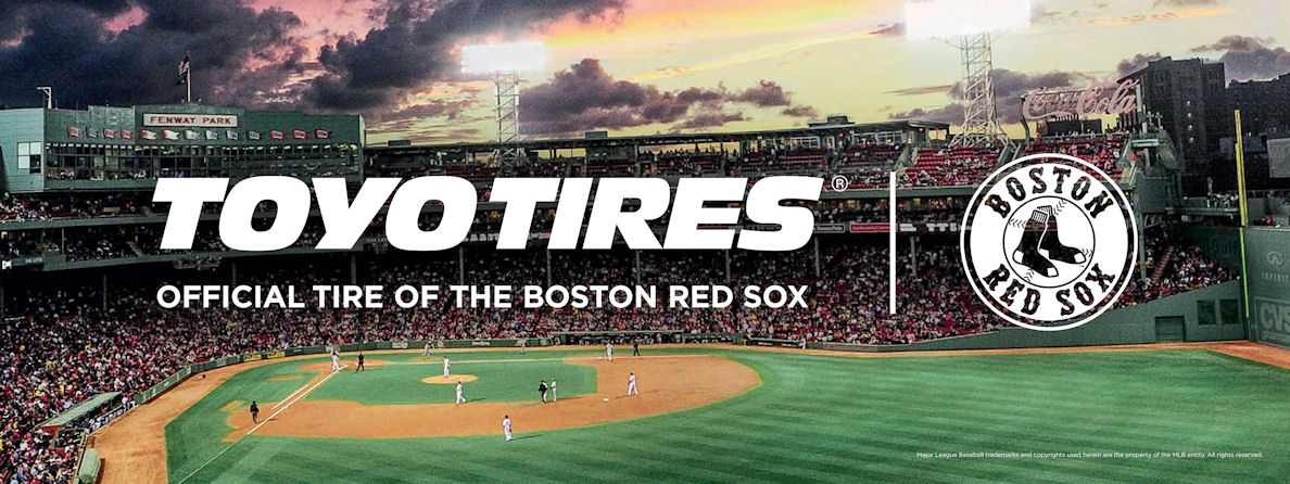 Toyo Tires takes on baseball sponsorship with Boston Red Sox