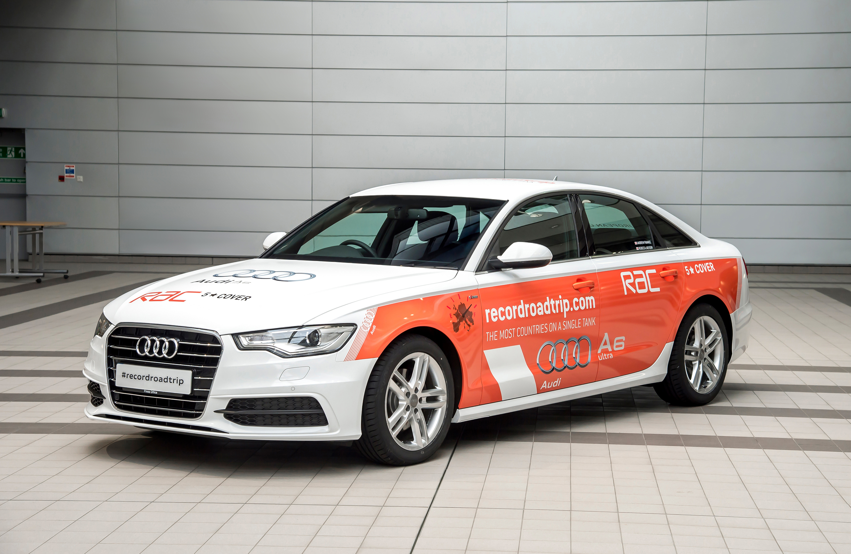 Audi A6 in fuel economy world record attempt