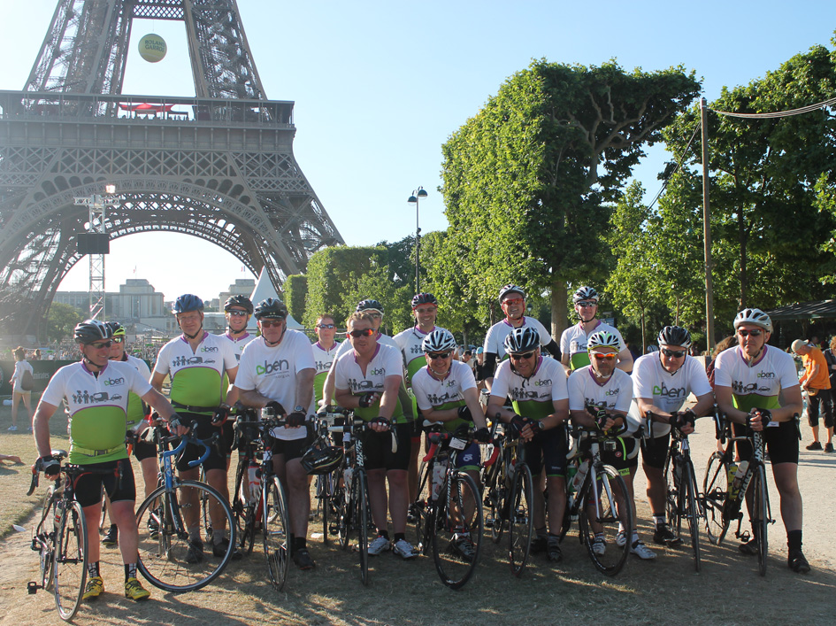BEN London to Paris cycle ride raises £25,000, with more to come