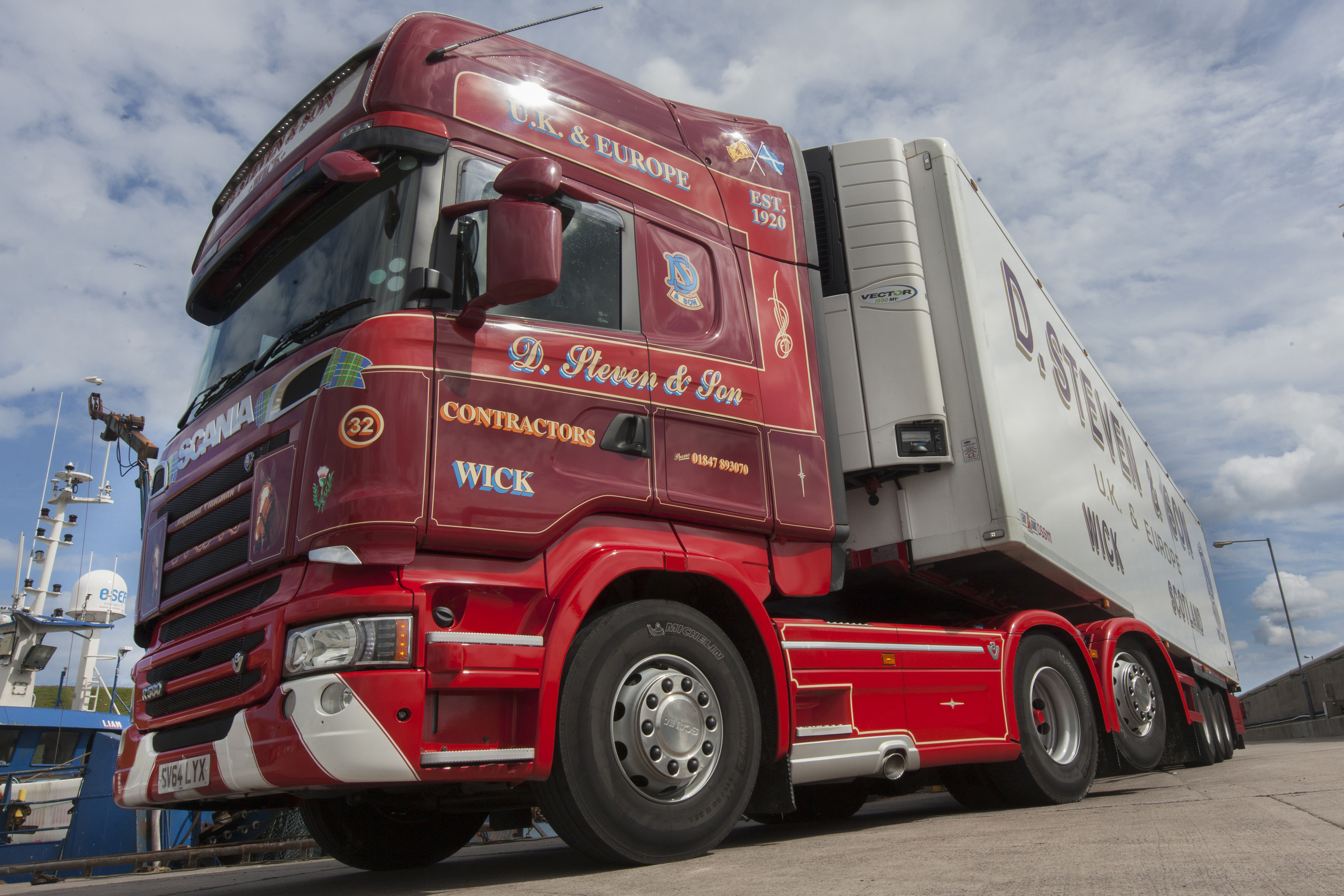 UK mainland’s ‘most northerly’ haulier continues 100-year Michelin relationship
