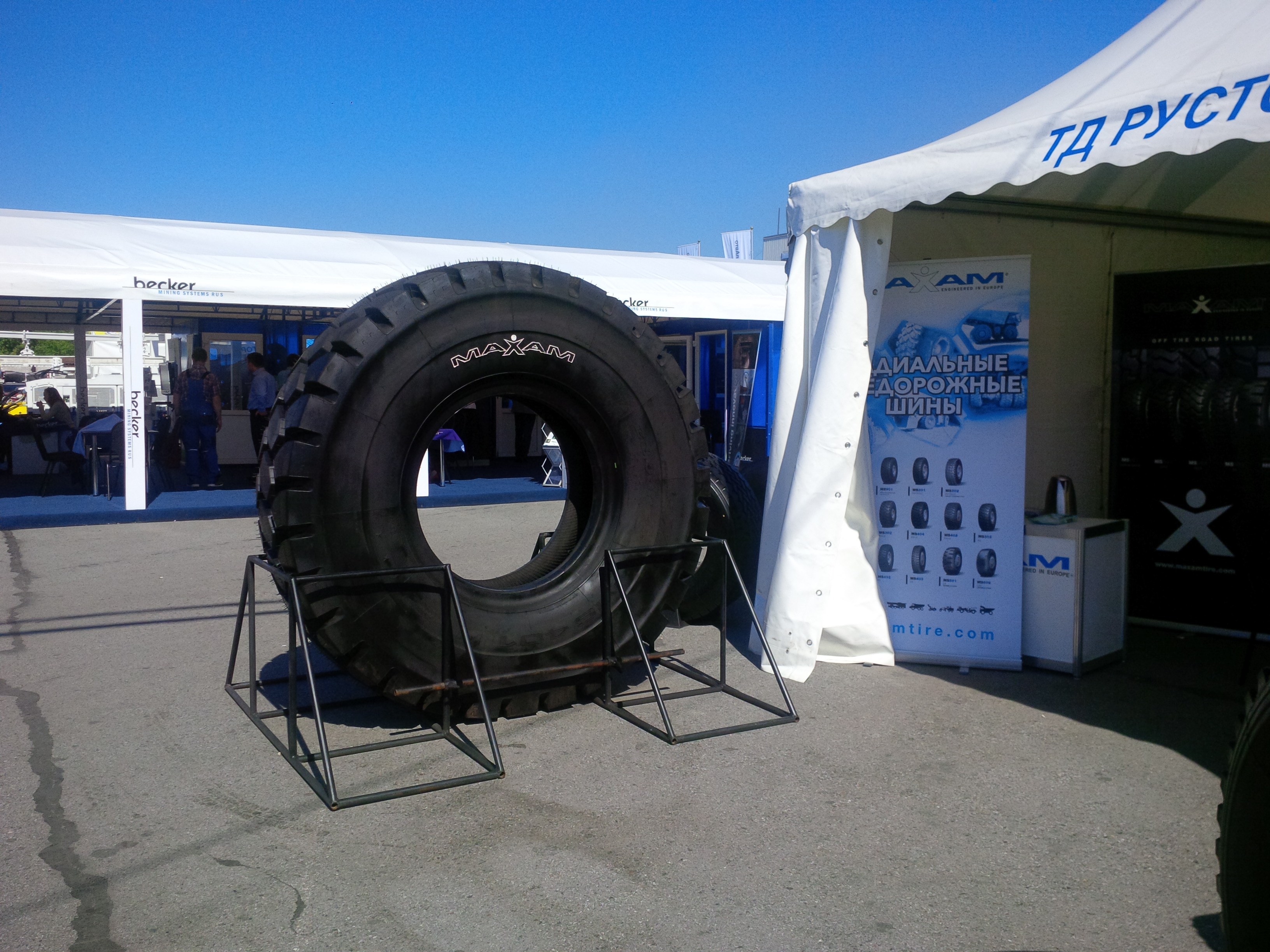 Maxam exhibits at Siberian mining show