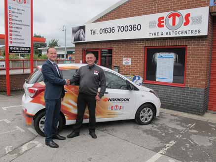 Hankook courtesy car scheme for UK retail network