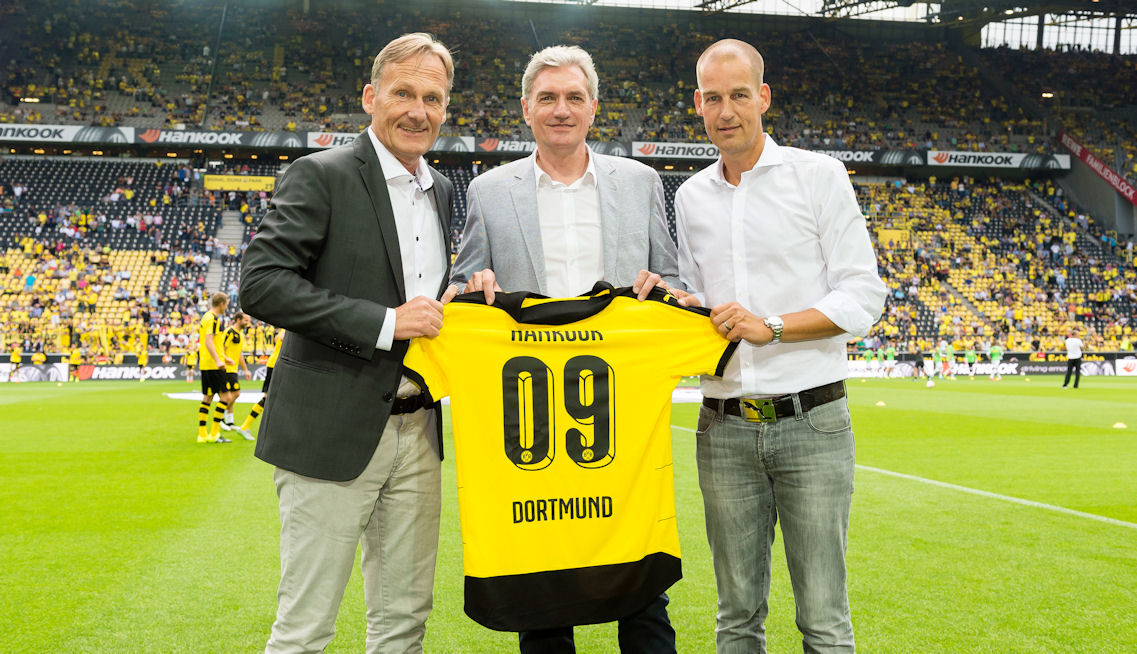 Hankook sponsoring Bundesliga club Borussia Dortmund for 2 more years