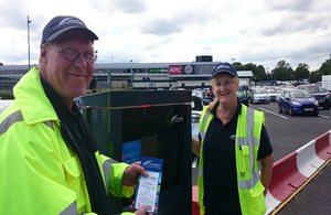 Motorway tyre pressure checking scheme extended