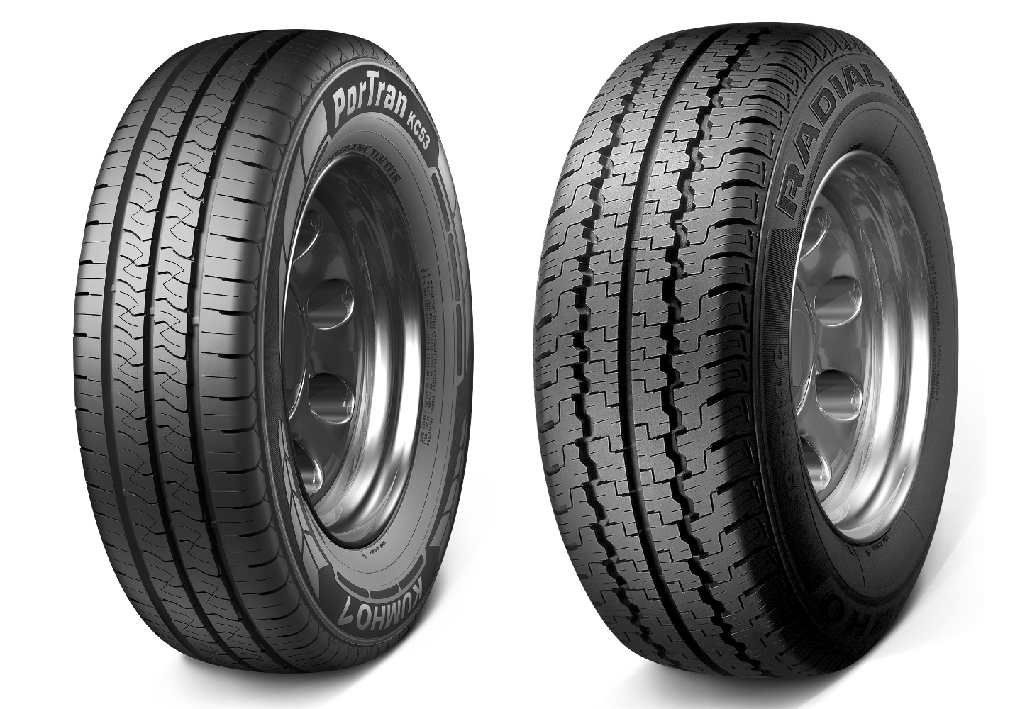 KC53 to van New Kumho replace 857 15-16” Radial sizes tyre - in Portran Tyrepress