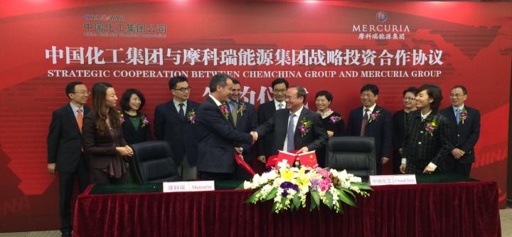 ChemChina acquires share in Mercuria