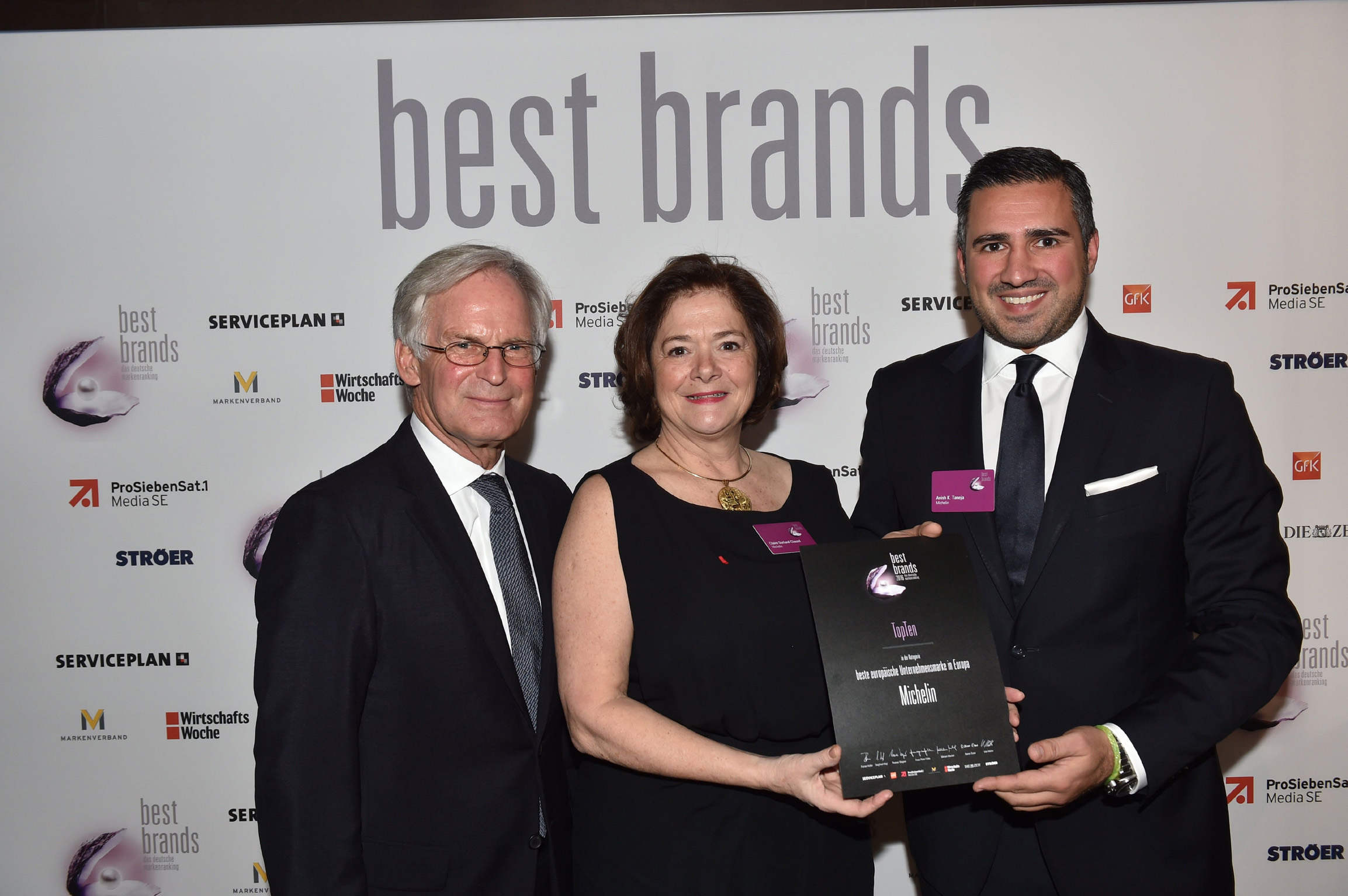 Michelin declared top 10 European brand in Best Brands study