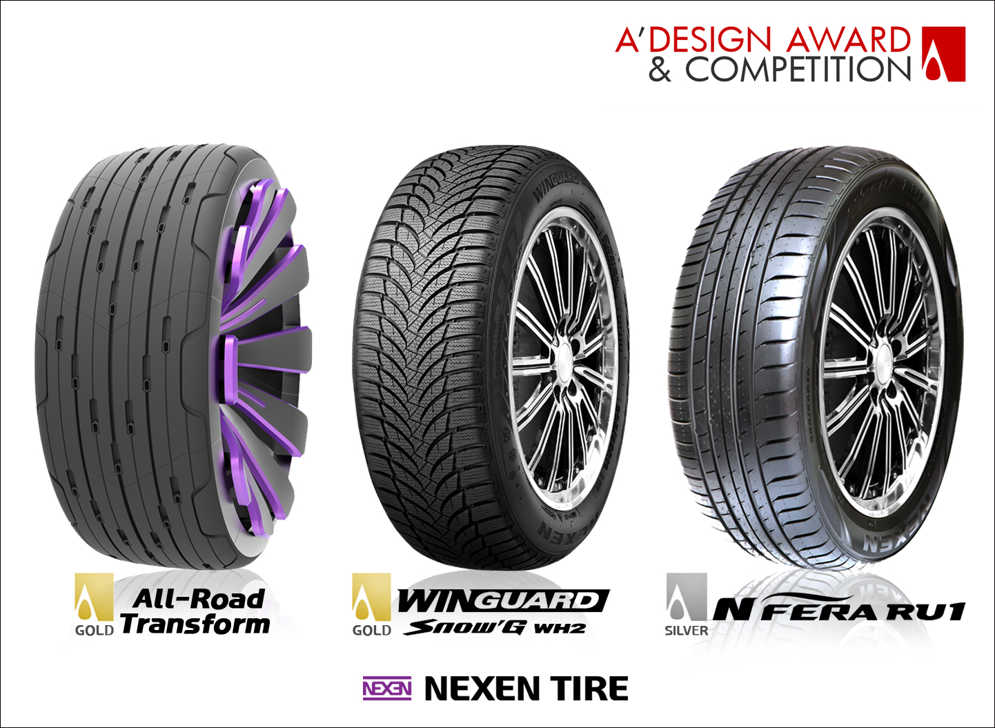 Nexen scores hat-trick of A’ Design awards