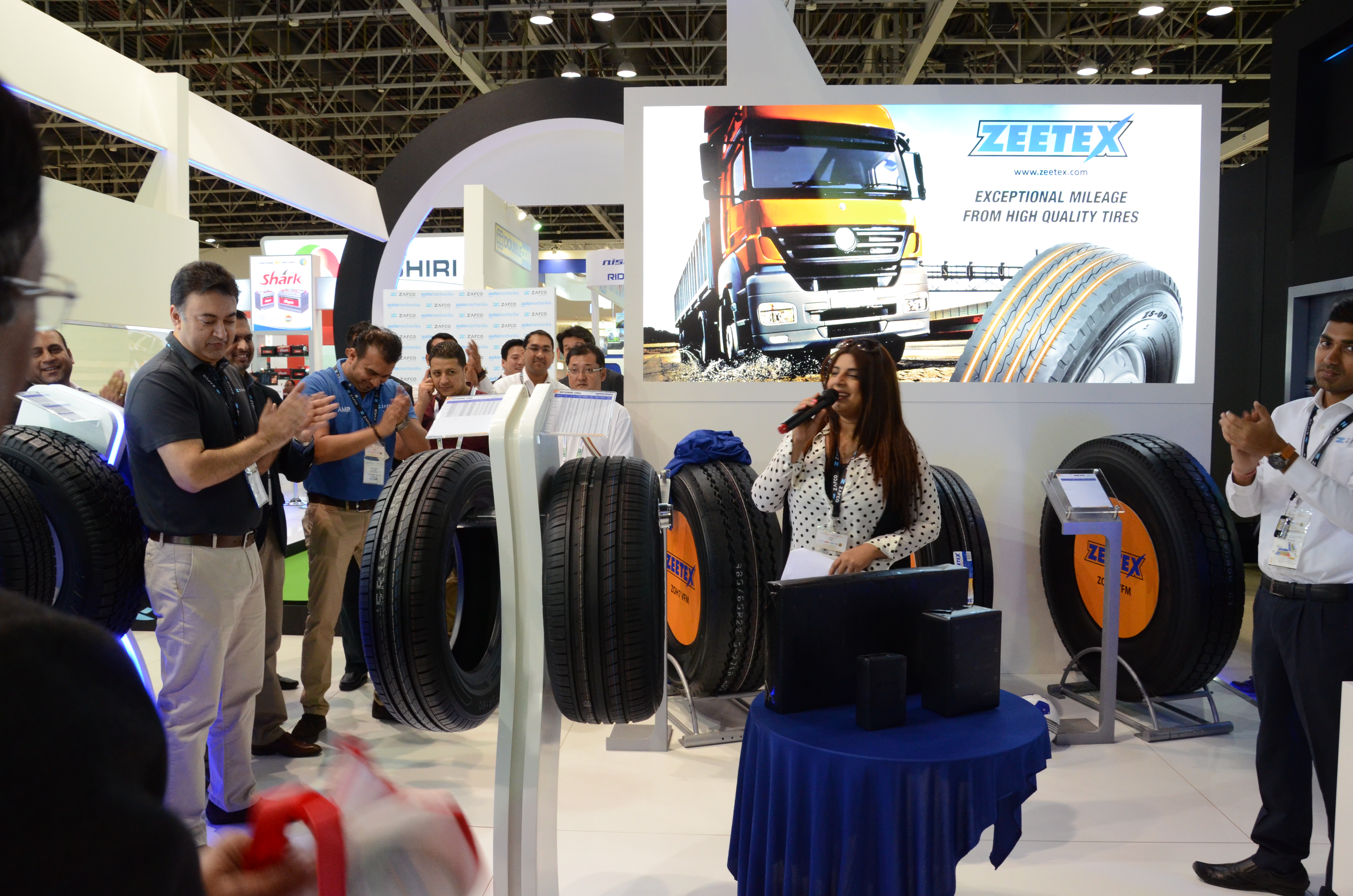 Zafco launches Zeetex Value for Money tyre range at Automechanika Dubai