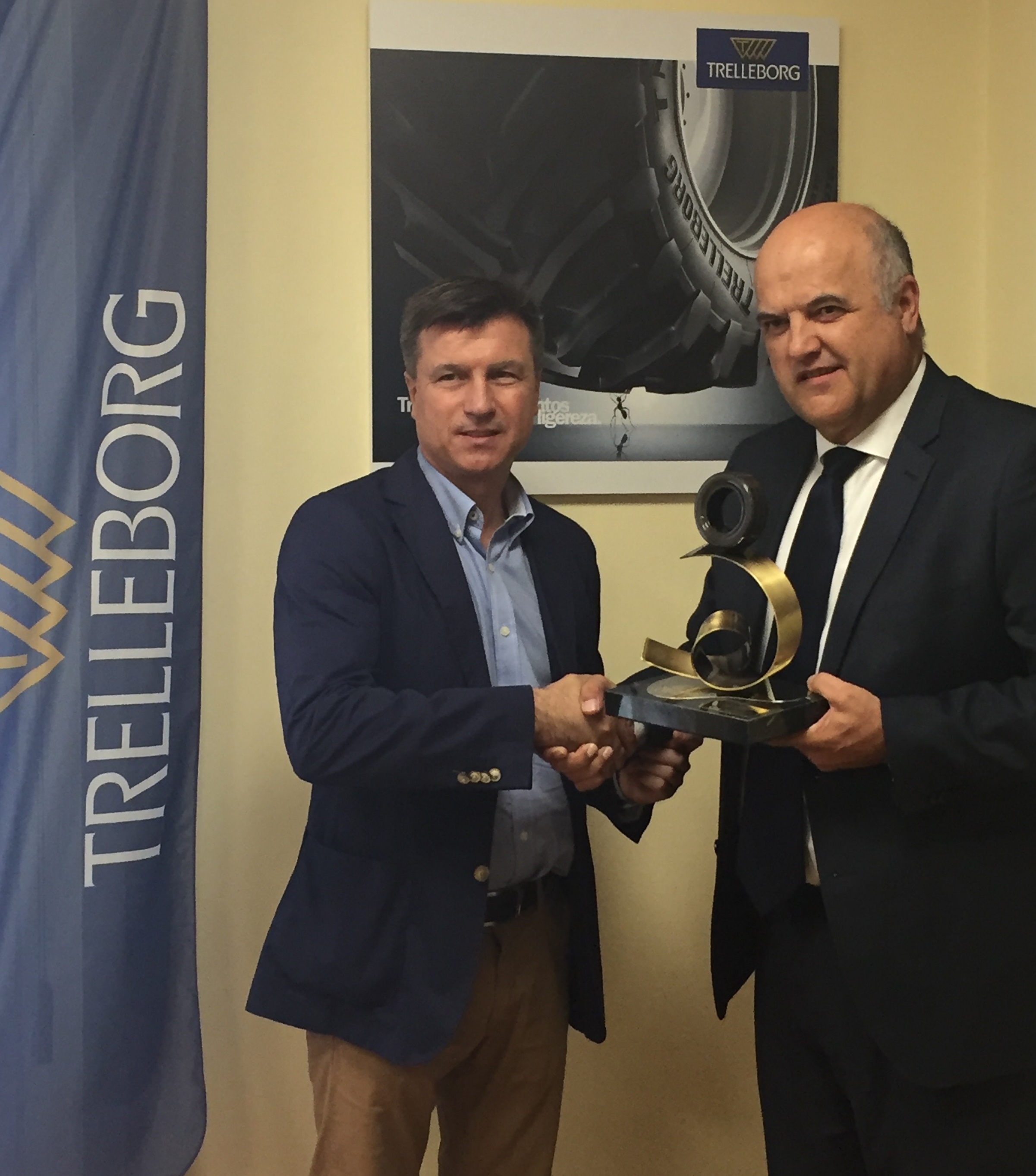 Trelleborg Agricultural Tyre of the Year 2016 award in Spain