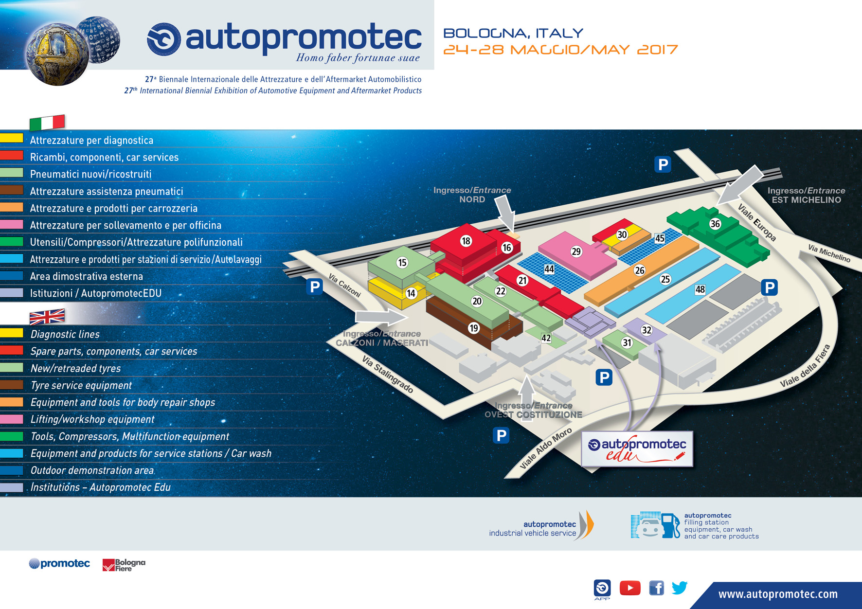 Autopromotec 2017 sells out, tyre section doubles