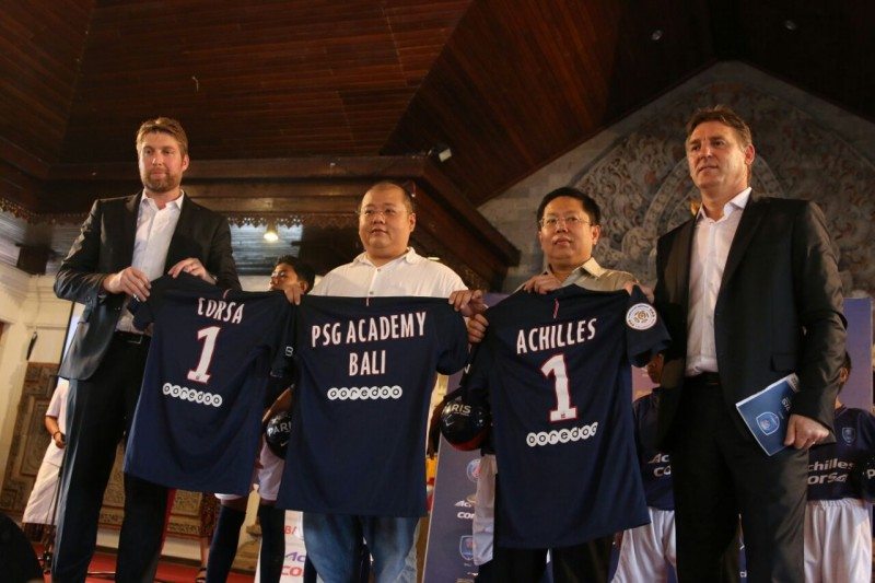 Multistrada celebrates arrival of Paris Saint-Germain Academy in Bali Multistrada celebrates arrival of Paris Saint-Germain Academy in Bali