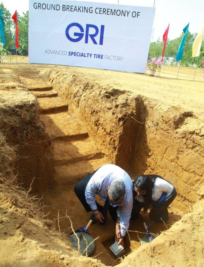 GRI breaks ground on second tyre plant