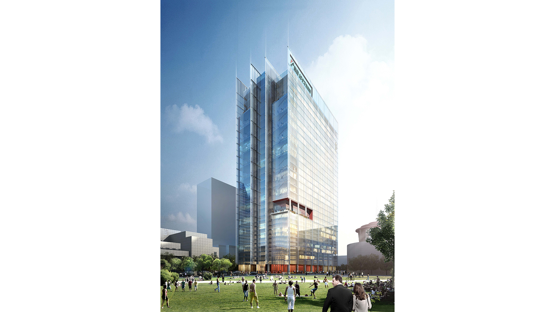 Topping out ceremony held for Bridgestone Americas’ new HQ