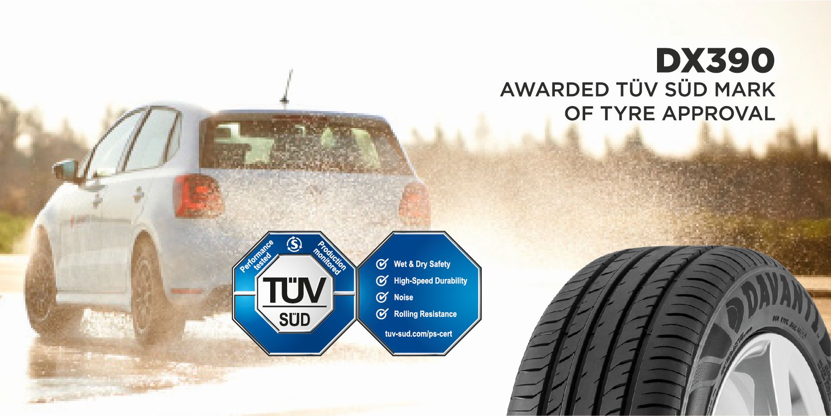 Davanti DX390 receives TÜV SÜD certification