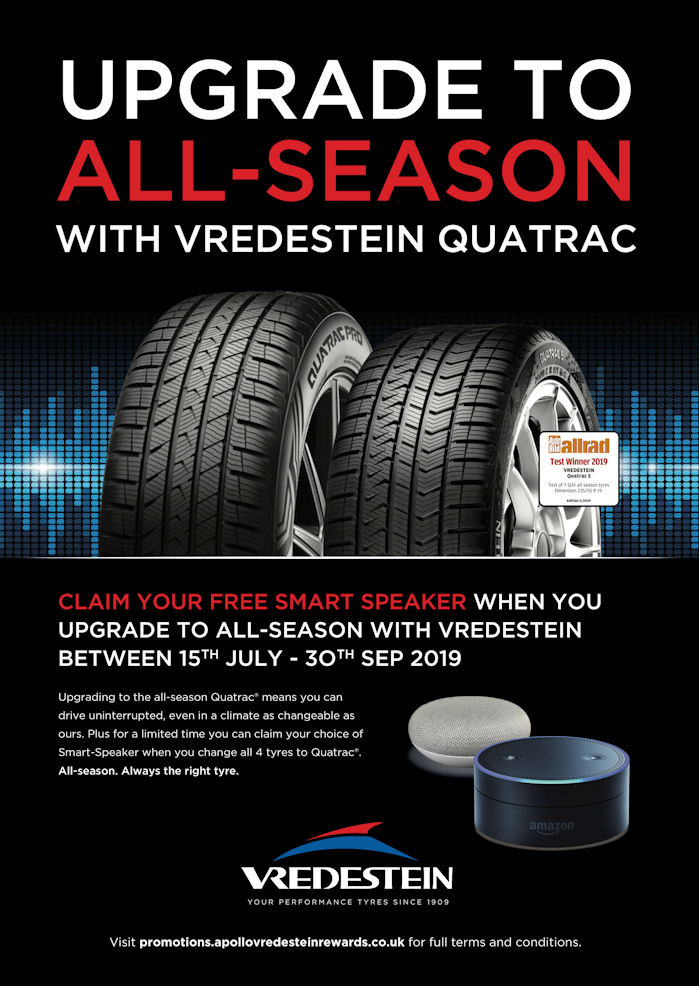voor eeuwig handicap Uitmaken Vredestein campaign to encourage all-season tyre use - Tyrepress