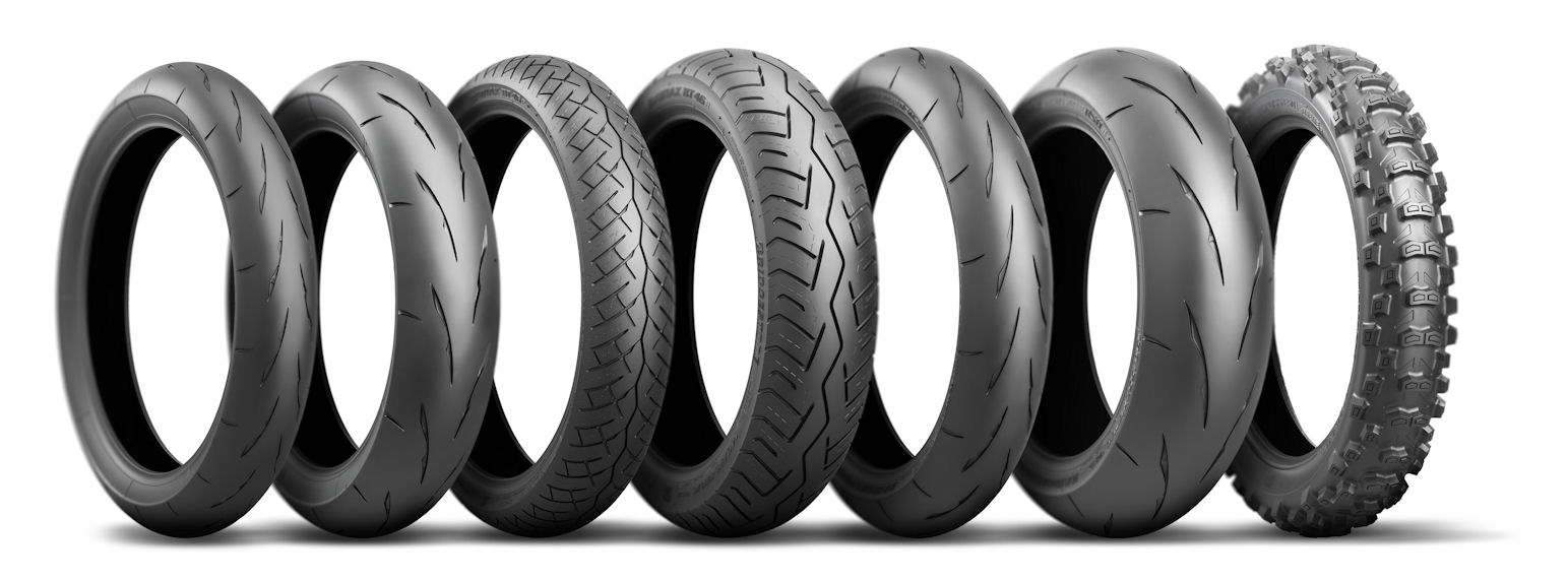 Tyres for motorcycles