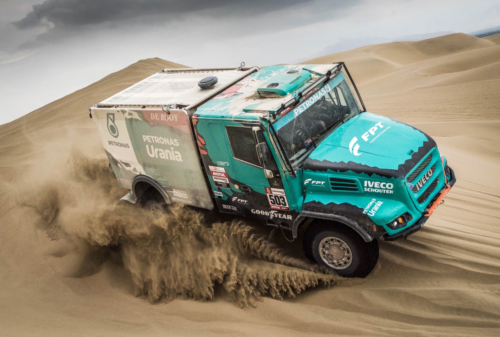 Petronas De Rooy Iveco on Goodyear tyres