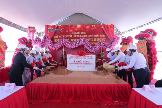 The groundbreaking at Jinyu Vietnam (Photo: Jinyu)