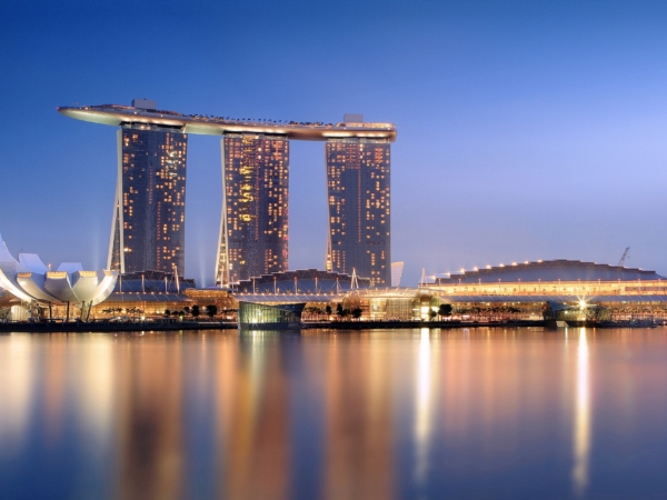 Marina Bay Sands in the heart of Singapore’s city centre