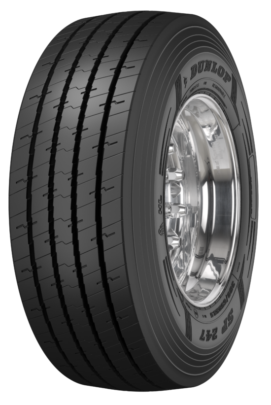 The Dunlop SP247 replaces the Dunlop SP246 range. The 385/65 R22.5 version is pictured. (Photo: Goodyear)