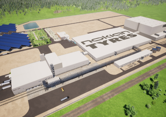 What the Nokian Tyres, Dayton USA plant will look like when it is finished (Photo: Nokian)