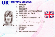 EU flag is removed from new-style UK driving licences and number plates