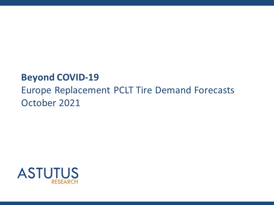 Beyond Covid-19 - Europe Replacement PCLT Tire Market Forecasts to 2025