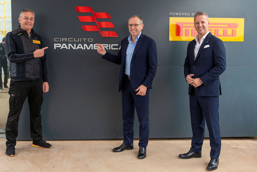 F1 chief Domenicali visits Pirelli’s Circuito Panamericano