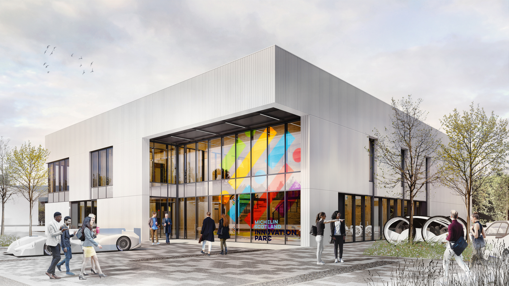Michelin Scotland Innovation Parc releases images of former Dundee plant’s new innovation hub
